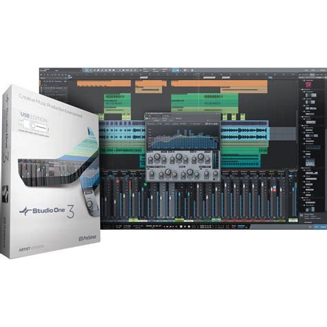 PreSonus Studio One Artist 3 - Audio and S1 ART3.0 MED INSIDE