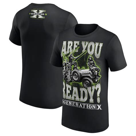 WWE DX Are You Ready 25th Anniversary T Shirt - Mens