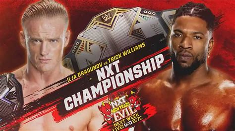 WWE NXT New Year's Evil 2024 Final Match Card - ITN WWE