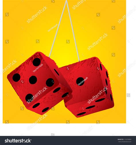 Fuzzy Dice Stock Vector (Royalty Free) 115379890 | Shutterstock