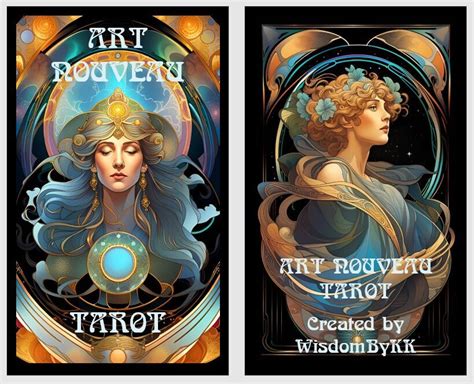 Art Nouveau Tarot Deck - Tarot Decks - Tarot cards deck, fortune ...