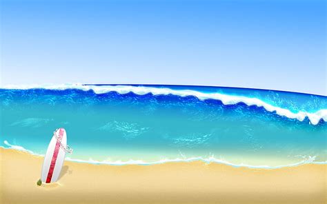 4 Animated Beach Waves, cartoon sea HD wallpaper | Pxfuel