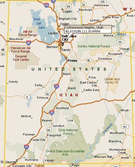 Cottonwood Heights, Utah Map 4