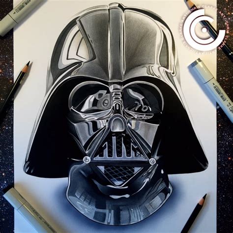 Darth Vader Helmet Drawing at GetDrawings | Free download