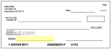 Check Format: Parts of a Check and What the Numbers Mean