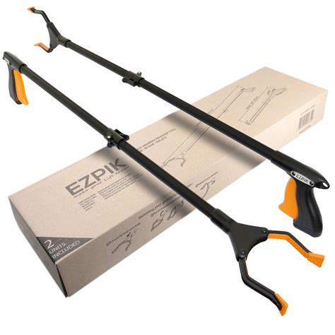 Buy 2 x EZPIK® 40" Extra Long Litter Picker-Grabber - Heavy-Duty ...