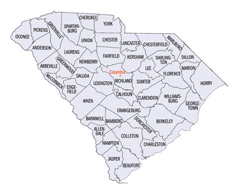 South Carolina Counties – Wikipedia
