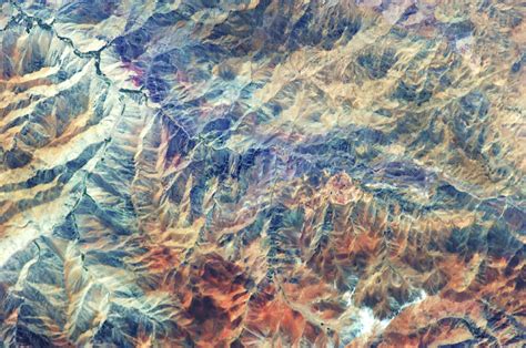 Satellite View Of Mountain Range Photograph by Panoramic Images - Fine ...