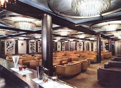 1000+ images about Ocean Liner Interiors on Pinterest | Smoking room, Cabin and Ss normandie