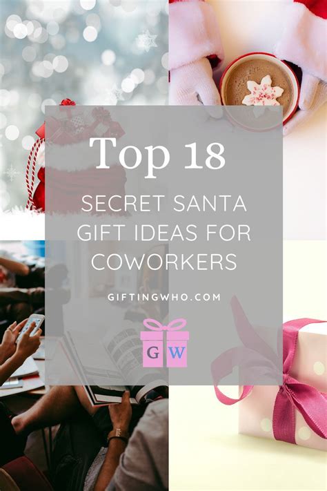 18 Creative Secret Santa Gift Ideas For Coworkers | GiftingWho | Secret santa gifts, Santa gifts ...