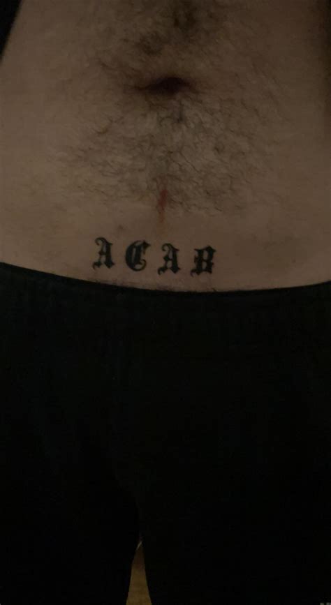 Thought on my new tattoo? : r/ACAB