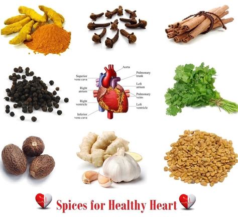 Top 10 Herbs and Spices for Your Heart - Live healthy