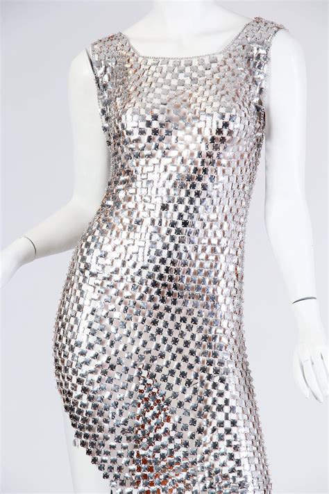 1960s Paco Rabanne Style Chain-Mail Dress at 1stdibs