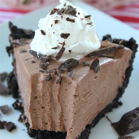 Chocolate Cream Cheese Pie - Great Grub, Delicious Treats