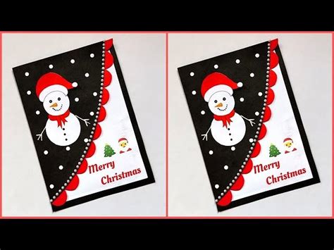 Christmas card making ideas 2022/ Handmade Christmas card ideas/ How to make christmas card easy