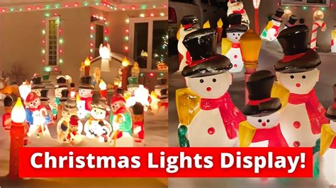 Christmas Lights Display Walking Tour - YouTube