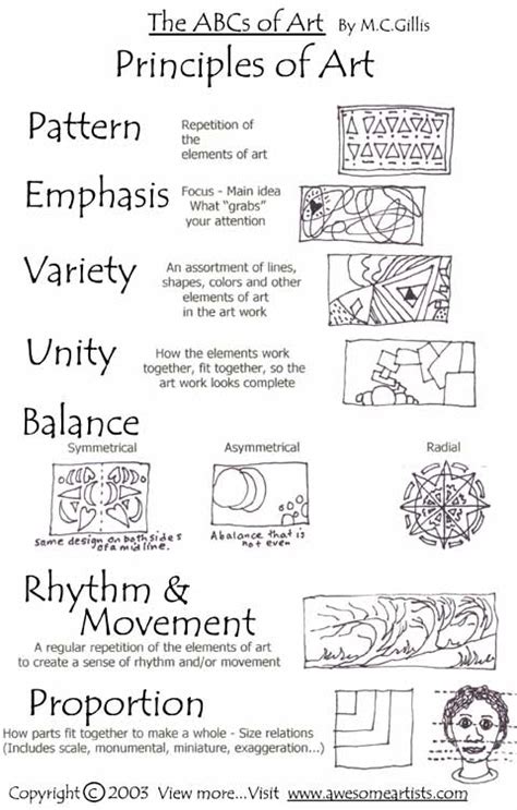 Principles Of Design Worksheets