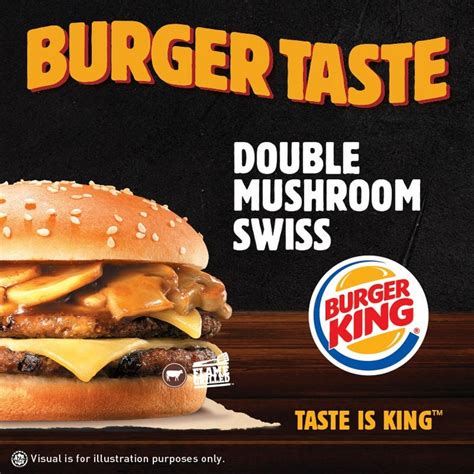 The Burger King 'Double Mushroom Swiss' - Sadly discontinued here in the UK about 20 years ago ...