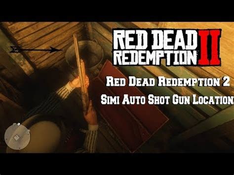 Red Dead Redemption 2 | Semi Auto Shotgun Location | How To Get It Free ...