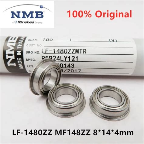 20pcs/100pcs Japan NMB Minebea high speed flange bearing LF 1480ZZ ...