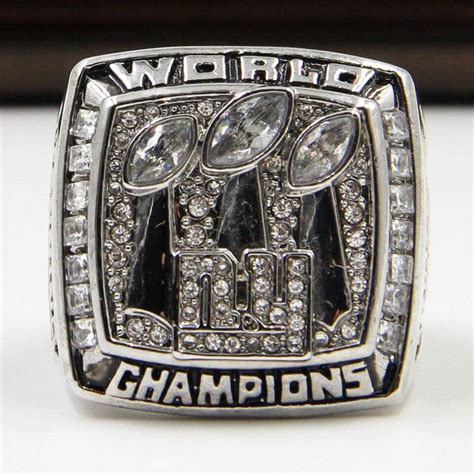 NFL 2007 Super Bowl XLII New York Giants Championship Replica Ring ...