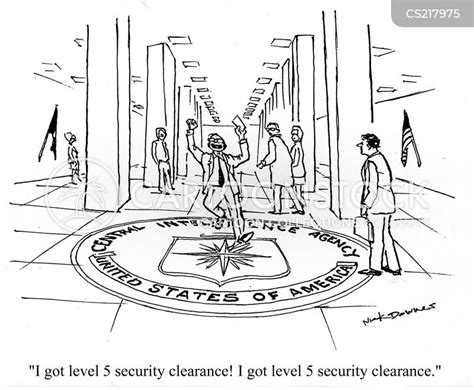 Security Clearance Cartoons and Comics - funny pictures from CartoonStock