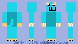 Blue cat Minecraft Skin