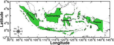 Map of the Indonesia region. | Download Scientific Diagram