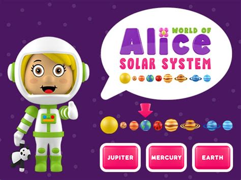 World of Alice Solar System - Play World of Alice Solar System game online at JFsky.com