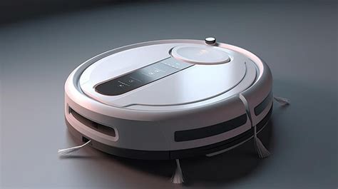 Premium AI Image | a smart robot vacuum cleaner isolated on a white ...