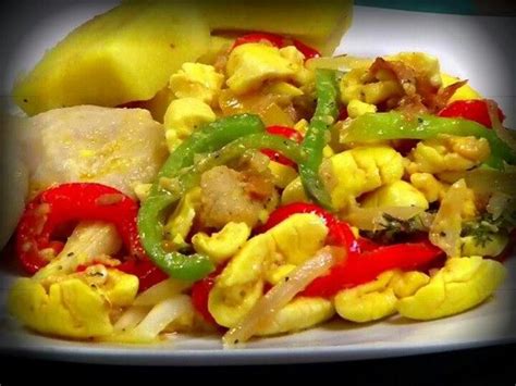 My favorite dish Jamaican Ackee and selfish | Jamaican recipes, Food ...