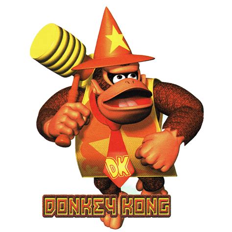 The Video Game Art Archive - Donkey Kong in… a wizard outfit? from Mario Party...