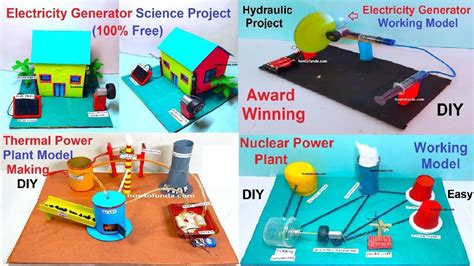 4 best power or electricity generation working model for science ...