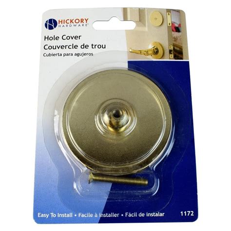 Hickory 1172 Door Hole Cover for Lockset Holes 1/2" to 2-1/8", Polished Brass 78555778392 | eBay