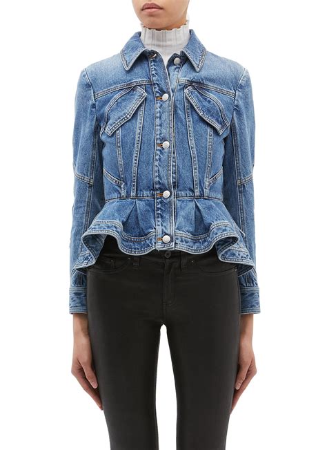 Main View - Click To Enlarge | Denim fashion, Denim design, Peplum jacket