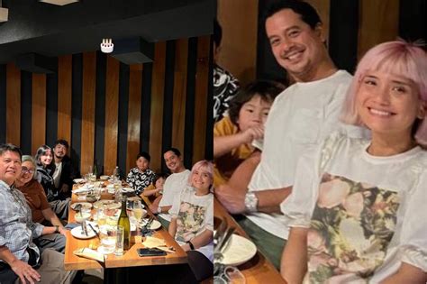 LOOK: John Lloyd Cruz, rumored girlfriend, son Elias enjoy intimate dinner