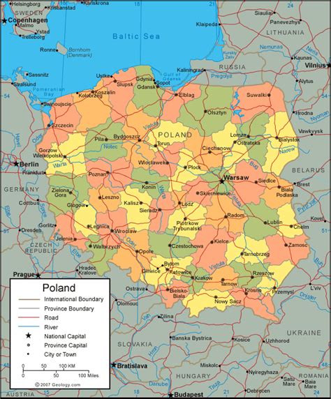 Katowice Map - Poland