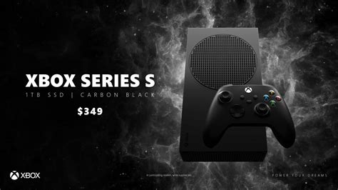 Xbox Series S Carbon Black With 1TB of Storage Releases This Sept. 1 ...