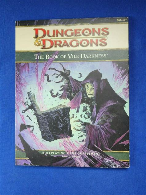 The Book of Vile Darkness with Map - Dungeons and Dragons 4th Edition | #3898156359