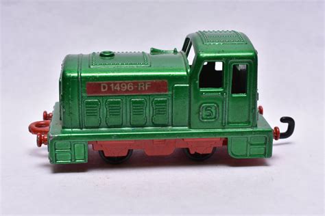 Matchbox Superfast No. 24 Shunter Locomotive, Green & Red, Toy Train, made in England, 1978 ...