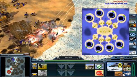 Generals Zero Hour | 8 paths 16 islands Map | 1 Vs 7 | Command and Conquer - Generals Zero Hour ...