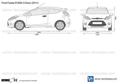 Templates - Cars - Ford - Ford Fiesta S1600 3-Door