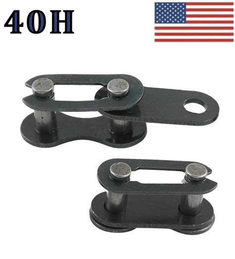 #40H Connecting Link (4 pack) for #40 Heavy roller chain 1/2" Pitch Ma – Xilin USA