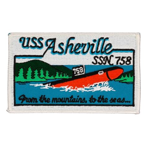 USS Asheville SSN-758 Patch | Flying Tigers Surplus