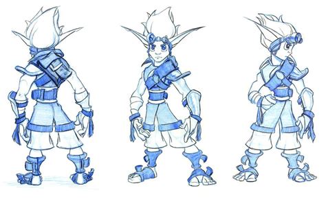 Jak Sketches Game Character Design, Character Design References ...