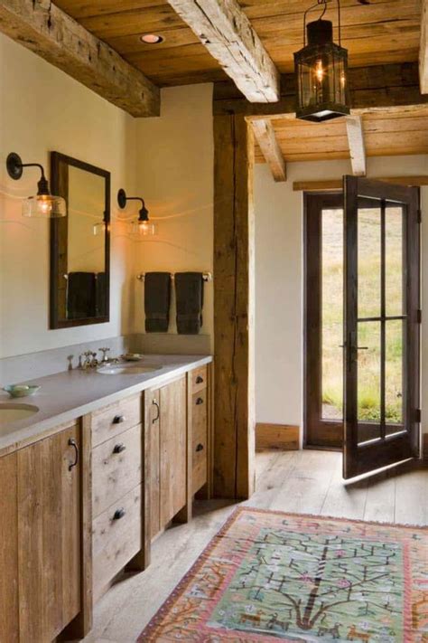 60 Cozy Barn Bathroom Design Ideas - DigsDigs