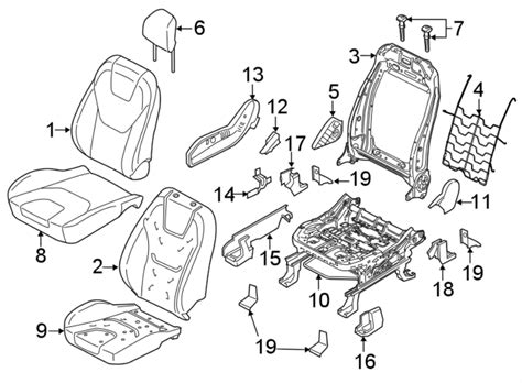 Ford Edge Lower trim. Seat Frame Trim Panel. SHIELD ASSEMBLY. Valance ...