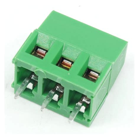 5.0mm 3P PCB Screw Terminal Block, Low Profile, 128L 5.0 3P , 300V/10A ...