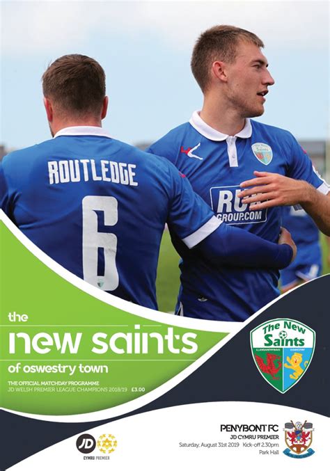 Programme Preview – The New Saints FC v Penybont FC – TNSFC