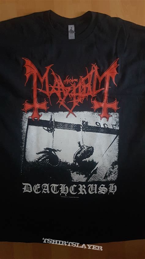 Mayhem – Deathcrush | TShirtSlayer TShirt and BattleJacket Gallery